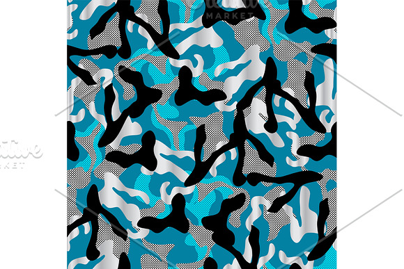 camouflage Vector EPS SEAMLESS KHAKI in Patterns - product preview 4