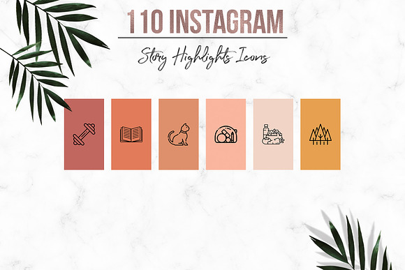 Instagram Story Highlight Icons, in Instagram Templates - product preview 1