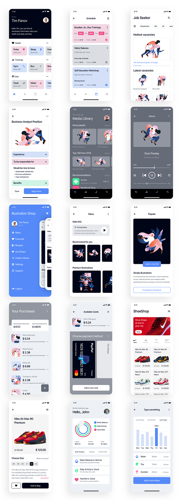 Spot iOS UI Kit in Web Elements - product preview 4