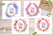 Easter Floral Greeting Cards