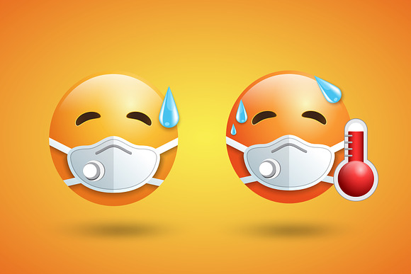 Emoji Stay at home, Covid-19 in Illustrations - product preview 2