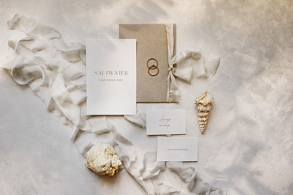 Saltwater Luxe Stock Photos in Print Mockups - product preview 8