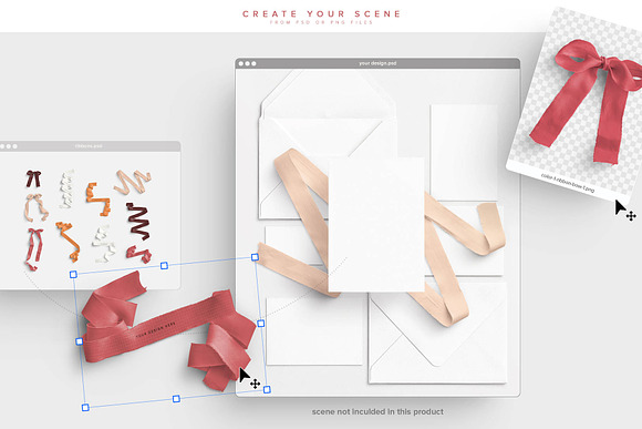 Silk Ribbons Custom Scene Creator in Scene Creator Mockups - product preview 3