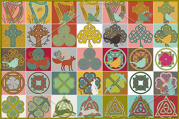 Celtic Spring Charming Tiles in Illustrations - product preview 3