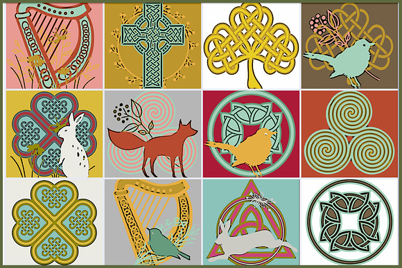Celtic Spring Charming Tiles in Illustrations - product preview 4