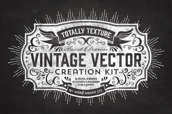 Totally Texture Vector Creation Kit in Illustrations - product preview 3
