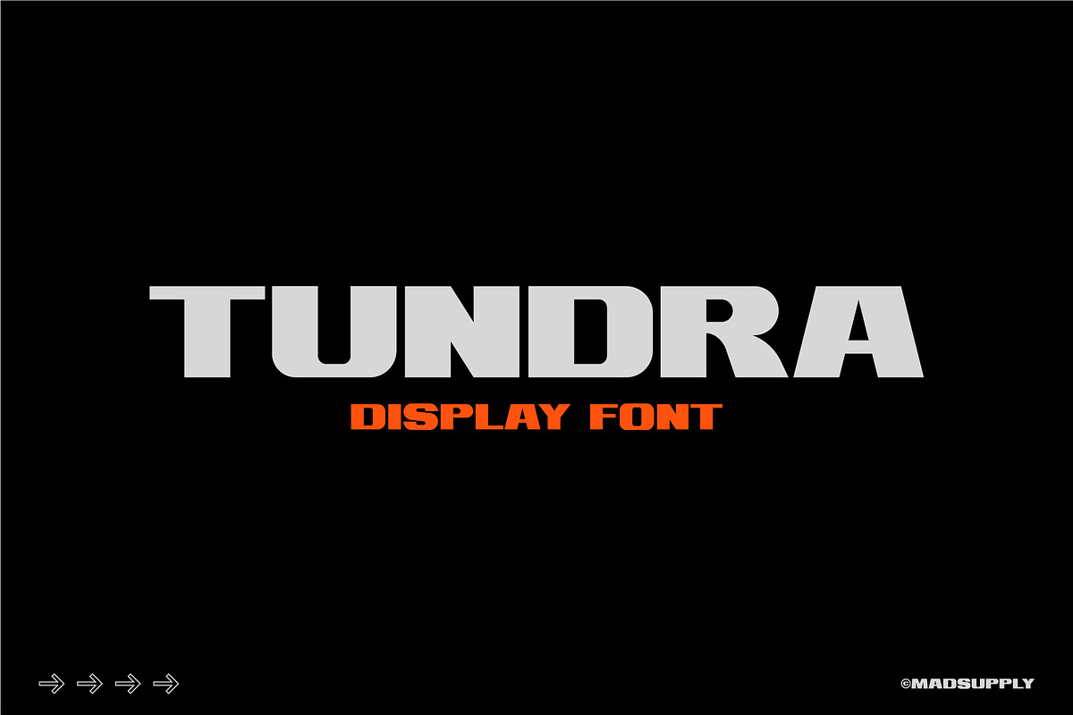 Tundra - Bold Display Font in Display Fonts - product preview 8