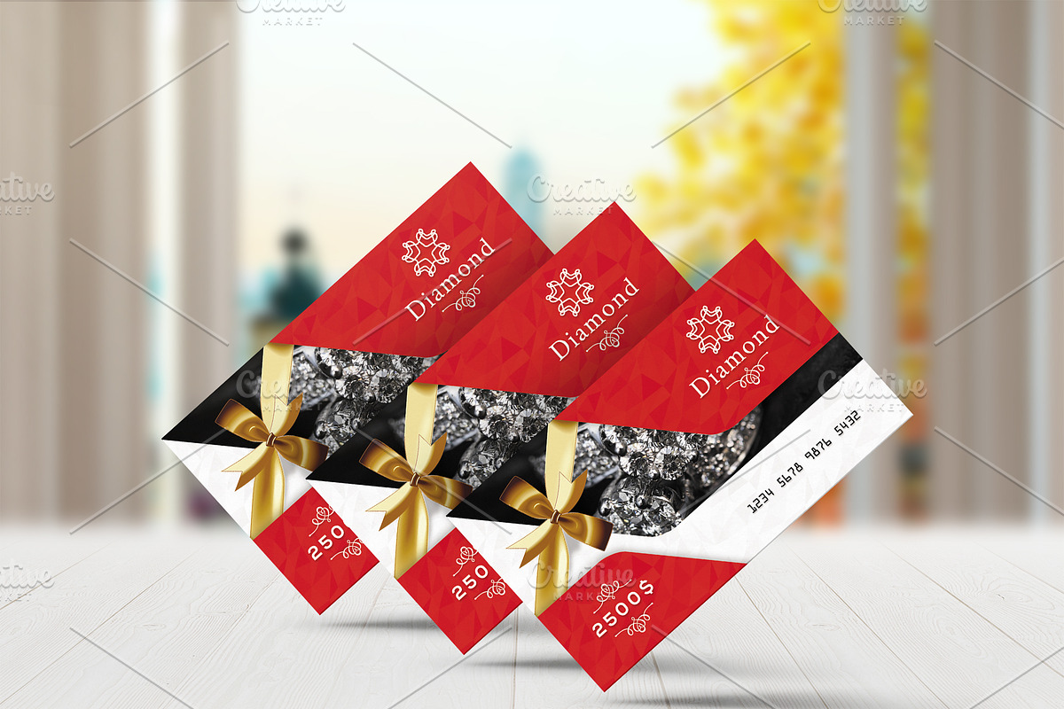 Jewelry Store Gift Card in Card Templates - product preview 8