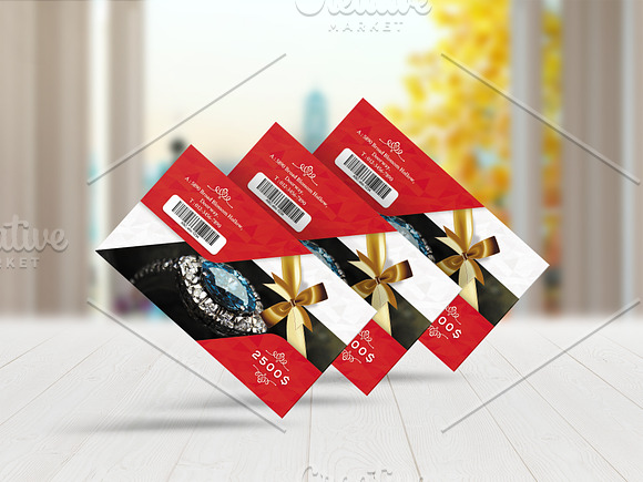 Jewelry Store Gift Card in Card Templates - product preview 2