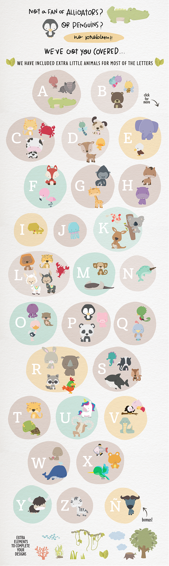 A to Z Little Animals & Alternates in Illustrations - product preview 5