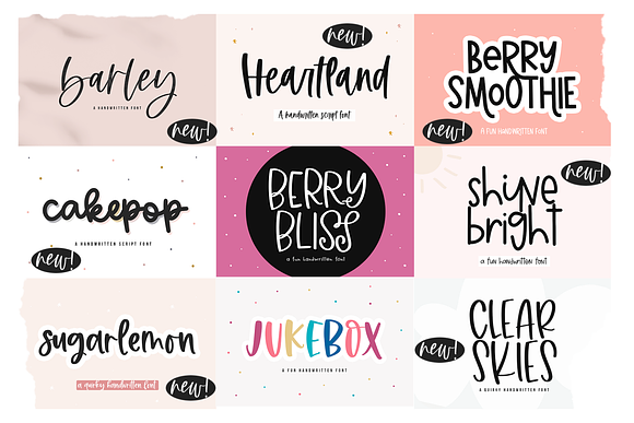 Handwritten Font BUNDLE in Display Fonts - product preview 1