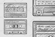 Audio cassette illustration
