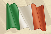 Vintage Flag Of Italy