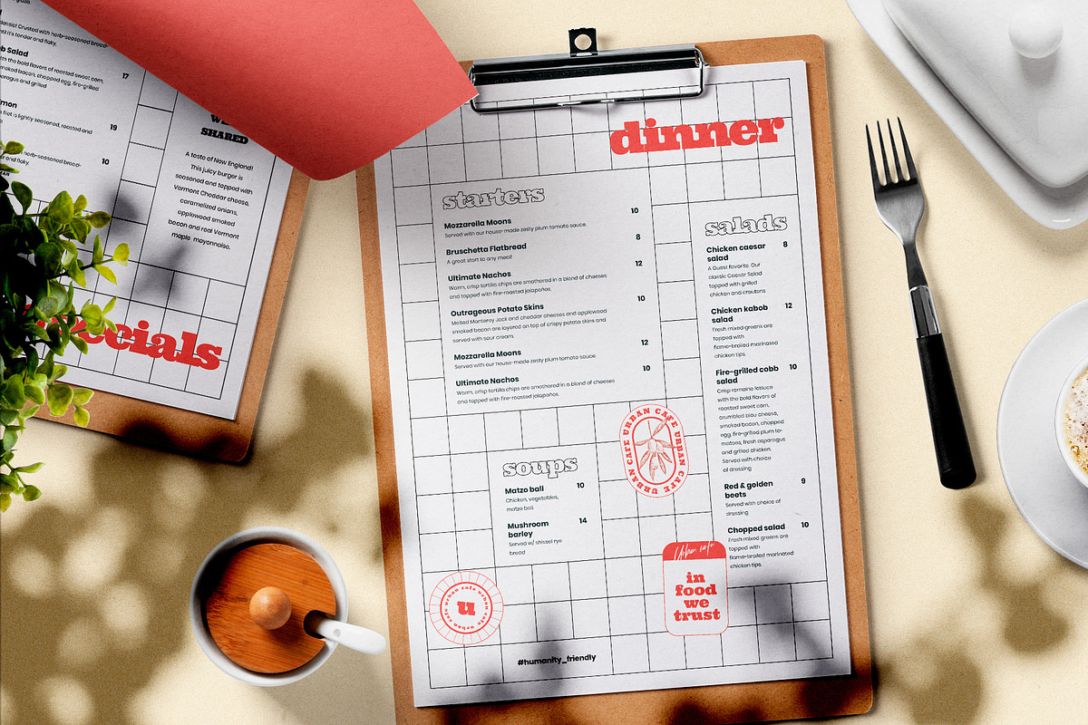 Restaurant menu in Flyer Templates - product preview 8