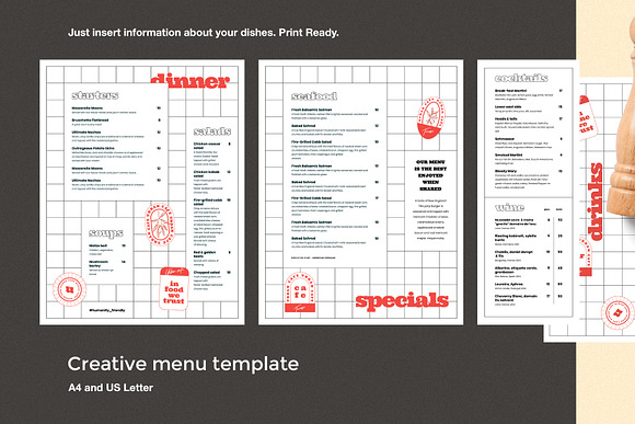 Restaurant menu in Flyer Templates - product preview 1