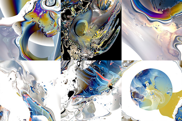 Digital Flow: 18 Abstract Textures in Textures - product preview 11