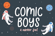 Comic Boys - Kids Bubble Font