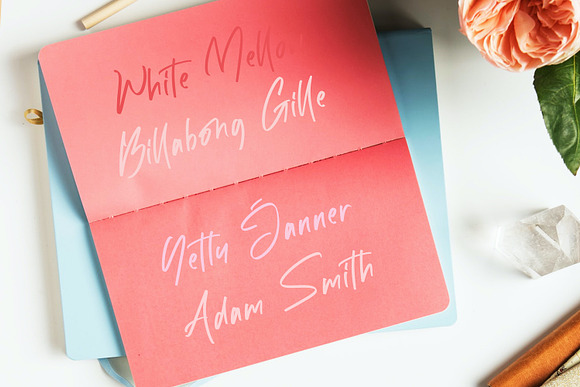 White Mellow - Handwritten Font in Script Fonts - product preview 4
