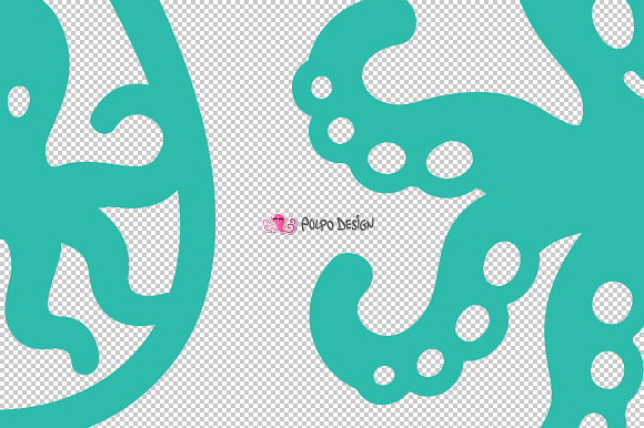 Octopus Earrings SVG, Eps, Dxf, Png in Objects - product preview 3