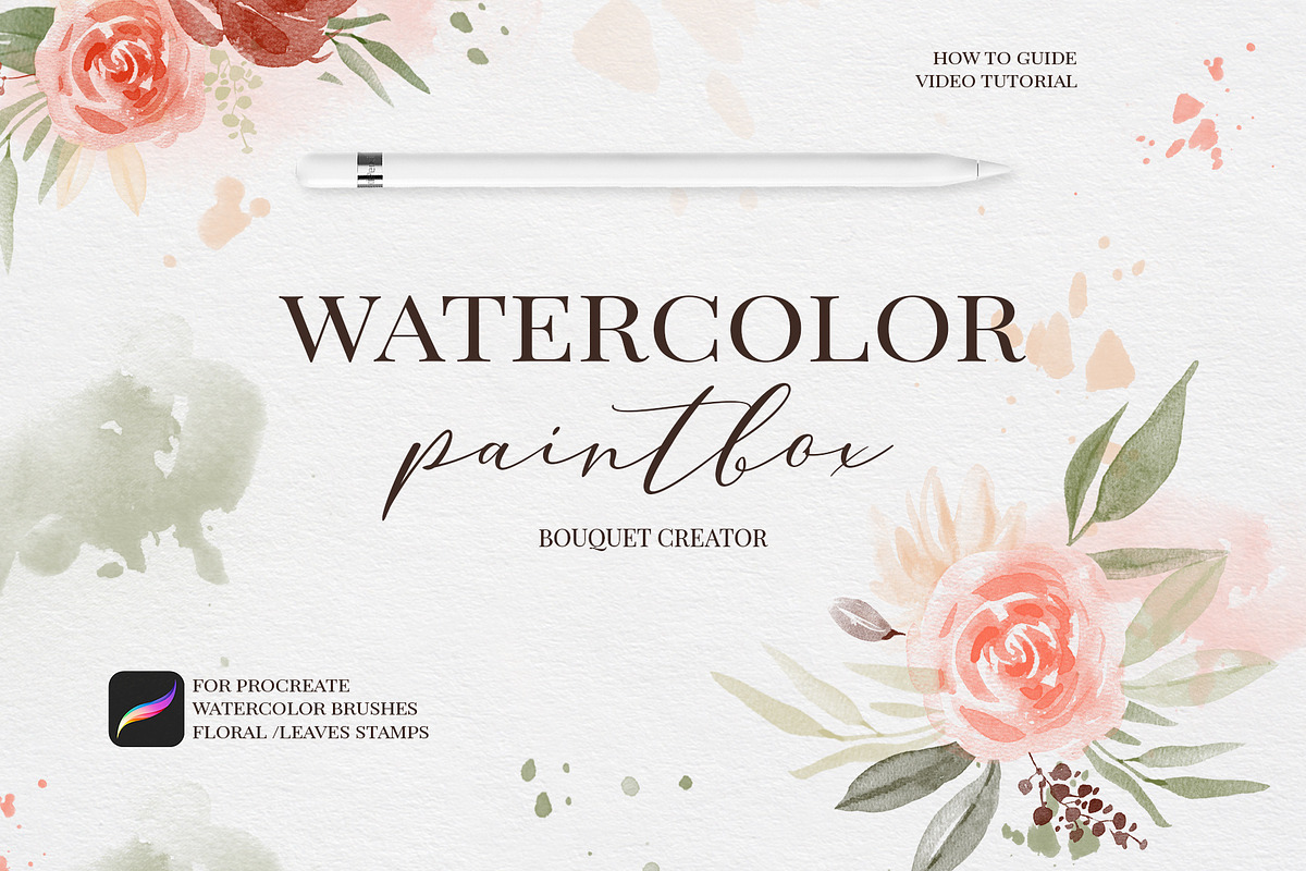 Watercolor brushes for Procreate in Add-Ons - product preview 8