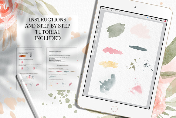 Watercolor brushes for Procreate in Add-Ons - product preview 7