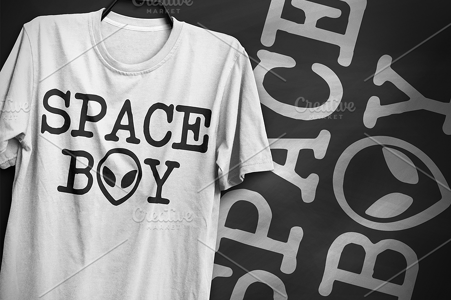 Space boy 2 - T-Shirt Design in Illustrations - product preview 8