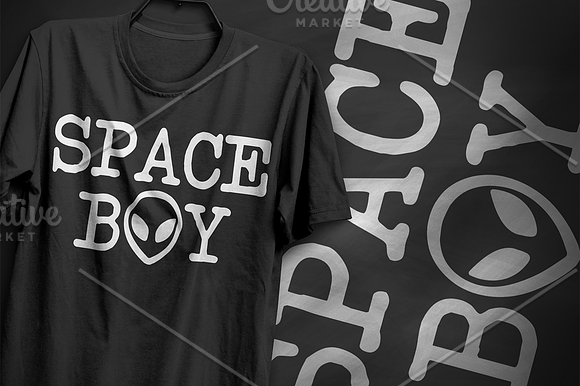 Space boy 2 - T-Shirt Design in Illustrations - product preview 1