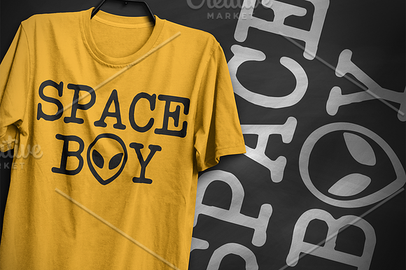 Space boy 2 - T-Shirt Design in Illustrations - product preview 2