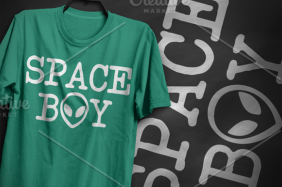 Space boy 2 - T-Shirt Design in Illustrations - product preview 4