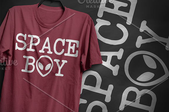 Space boy 2 - T-Shirt Design in Illustrations - product preview 6