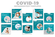 Covid-19 Instagram Post Templates