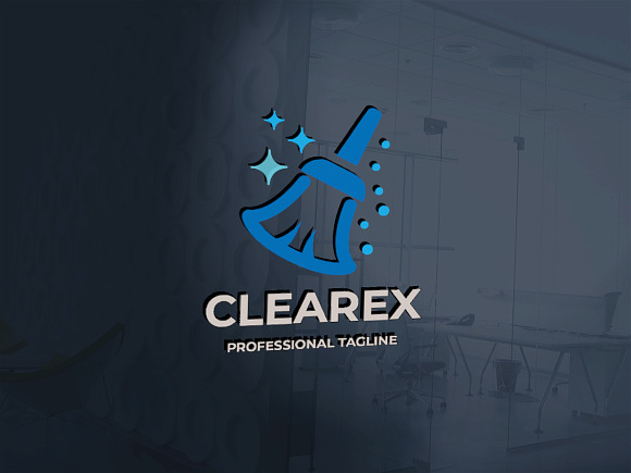 Proffesionel Cleaning Service Logo in Logo Templates - product preview 1