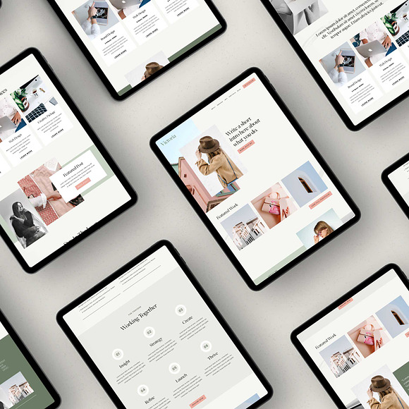 Squarespace 7.1 Template: Victoria in Website Templates - product preview 2