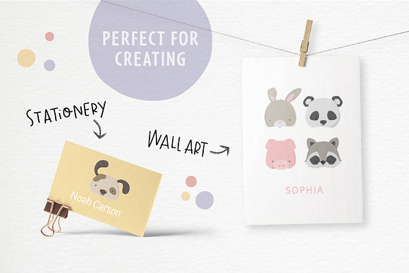 Animal Faces & Patterns in Illustrations - product preview 1