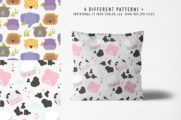 Animal Faces & Patterns in Illustrations - product preview 3