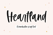 Heartland | Handwritten Script Font