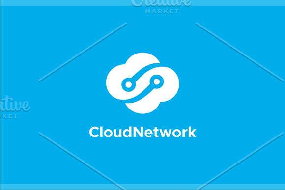 Cloud Network Logo in Logo Templates - product preview 1