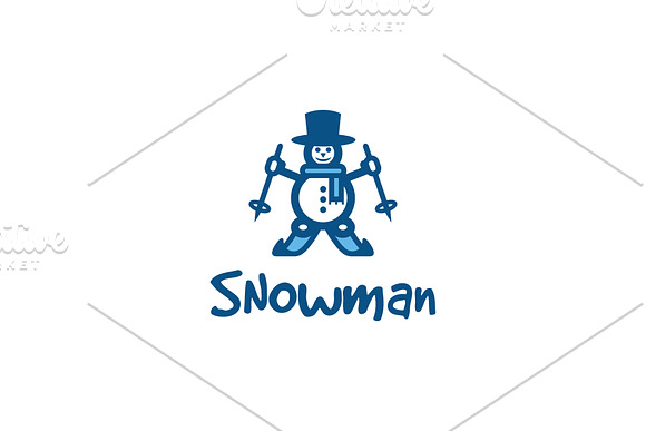 Snowman Logo in Logo Templates - product preview 1