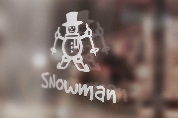 Snowman Logo in Logo Templates - product preview 3