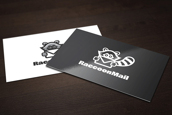 Raccoon Mail Logo in Logo Templates - product preview 3