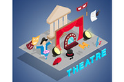 Theatre concept banner