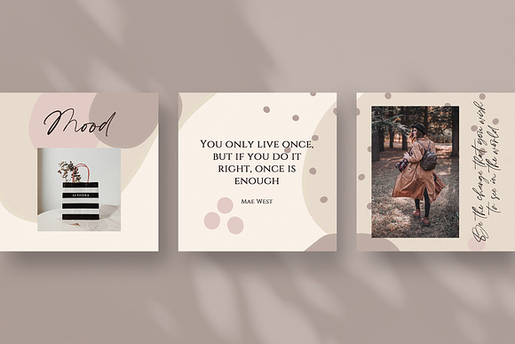 Endless instagram Feed / CANVA+PS in Instagram Templates - product preview 4