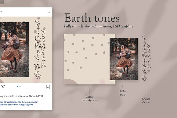 Endless instagram Feed / CANVA+PS in Instagram Templates - product preview 10