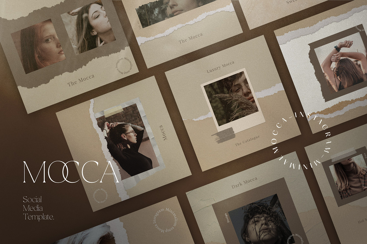MOCCA-Fashion Branding Social Media in Instagram Templates - product preview 8