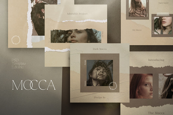 MOCCA-Fashion Branding Social Media in Instagram Templates - product preview 5