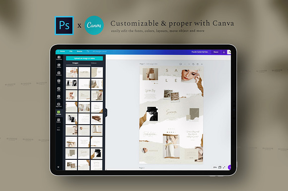 Puzzle Carla Instagram - Canva & PS in Instagram Templates - product preview 3