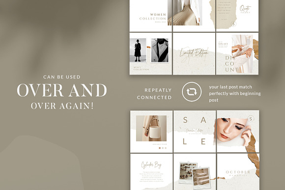 Puzzle Carla Instagram - Canva & PS in Instagram Templates - product preview 6