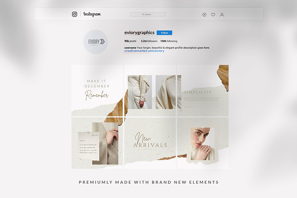 Puzzle Carla Instagram - Canva & PS in Instagram Templates - product preview 8