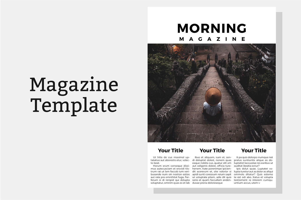 Morning Magazine Template in Magazine Templates - product preview 8