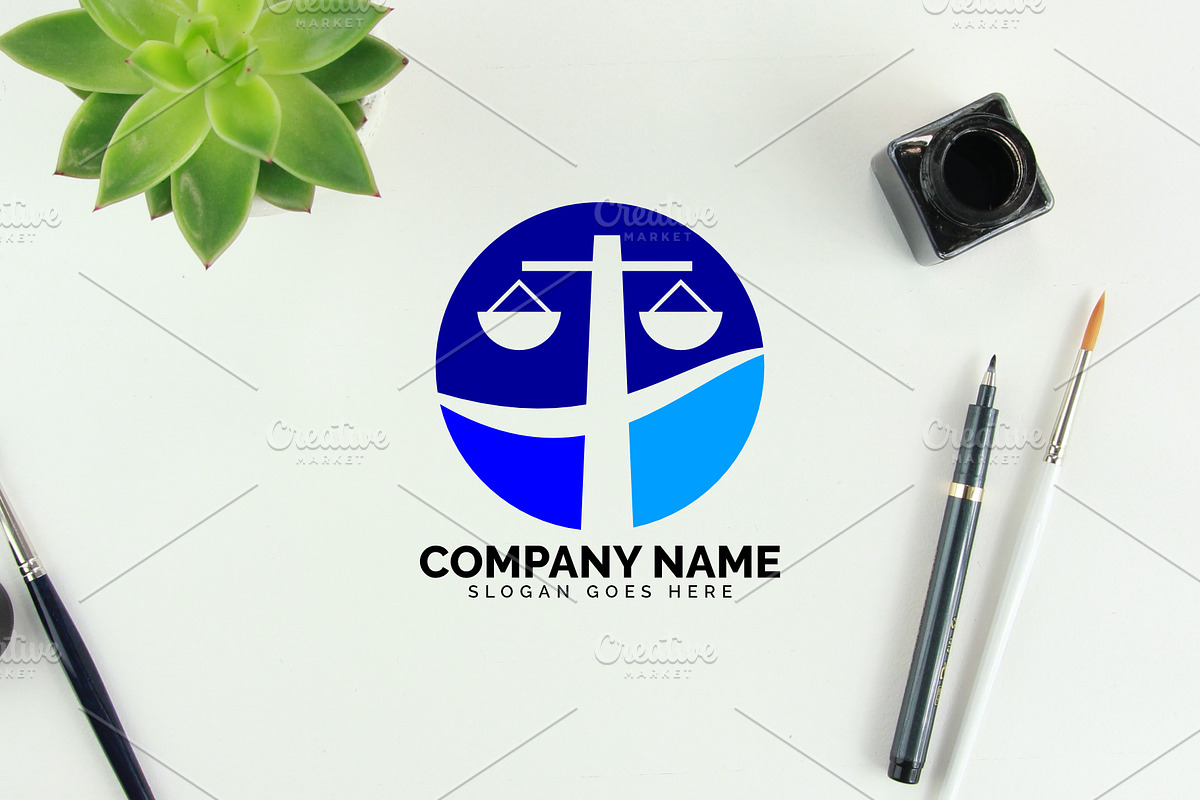 law logo in Logo Templates - product preview 8